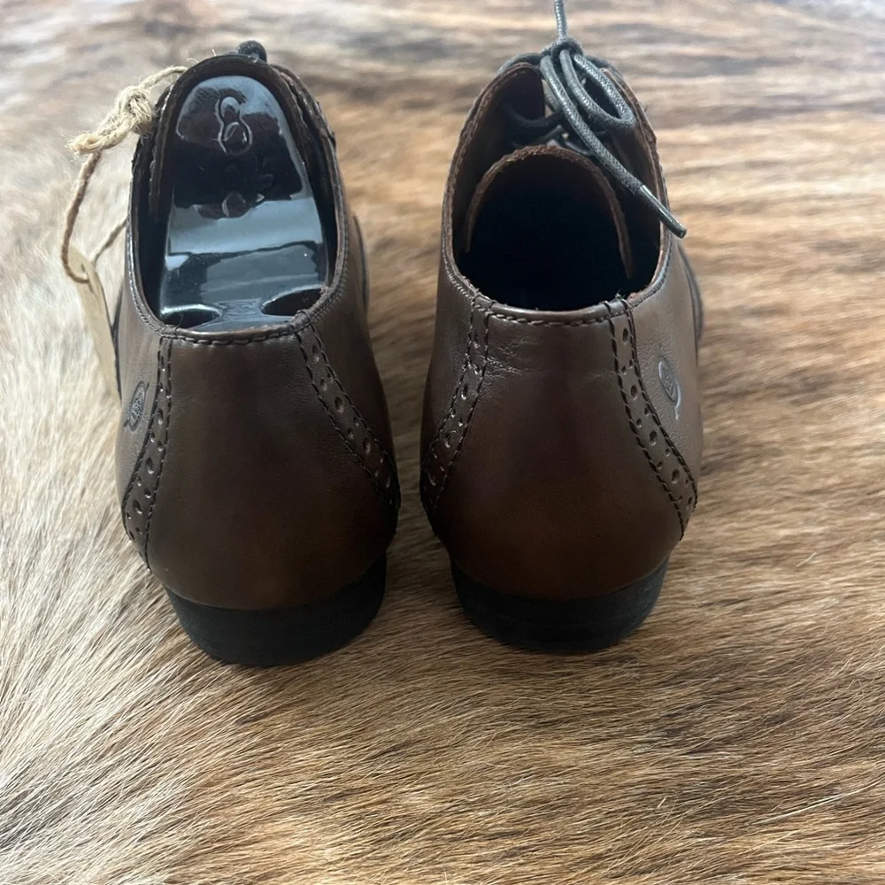 Born Dark Brown Leather Oxfords - Picture 3 of 9